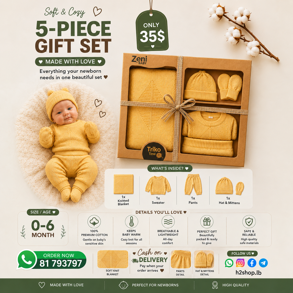 Zeni New born 5-piece Set
