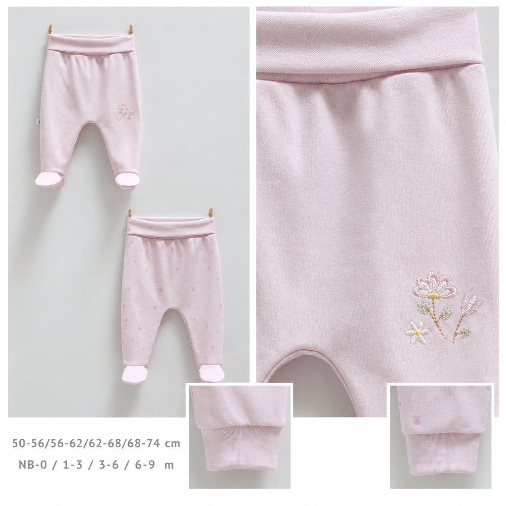 2-piece Footless baby pants set